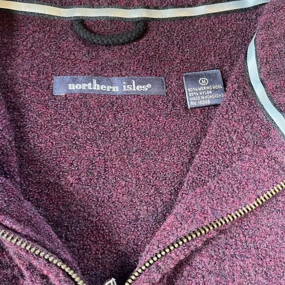 Northern Isles Merino Wool Quarter-Zip - Medium - Spring Layering Top - Outdoor - Picture 2 of 3